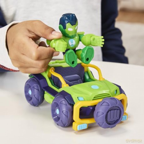 Hasbro Marvel Iron Man And His Awesome Friends Iron Hulk Iron Racer Vehicle G1472