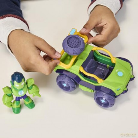 Hasbro Marvel Iron Man And His Awesome Friends Iron Hulk Iron Racer Vehicle G1472