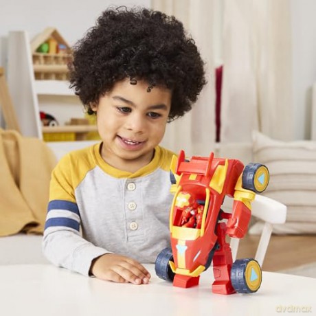 Hasbro Marvel Iron Man And His Awesome Friends Iron Man 2 in 1 Mech Suit Vehicle Figure Vehicle G1474