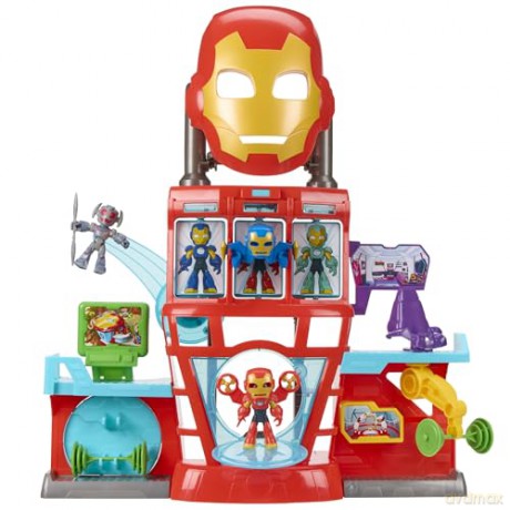 Hasbro Marvel Iron Man And His Awesome Friends Iron Quarters Playset Playset G1259