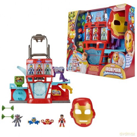 Hasbro Marvel Iron Man And His Awesome Friends Iron Quarters Playset Playset G1259
