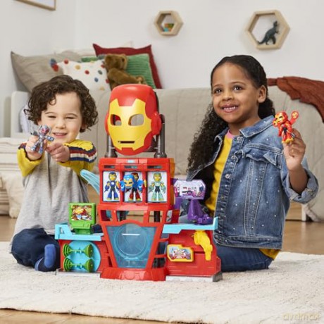 Hasbro Marvel Iron Man And His Awesome Friends Iron Quarters Playset Playset G1259