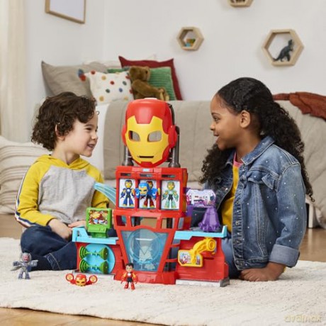 Hasbro Marvel Iron Man And His Awesome Friends Iron Quarters Playset Playset G1259