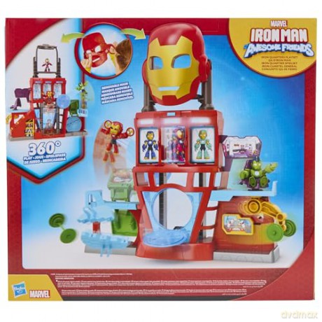 Hasbro Marvel Iron Man And His Awesome Friends Iron Quarters Playset Playset G1259
