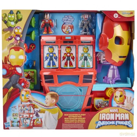 Hasbro Marvel Iron Man And His Awesome Friends Iron Quarters Playset Playset G1259