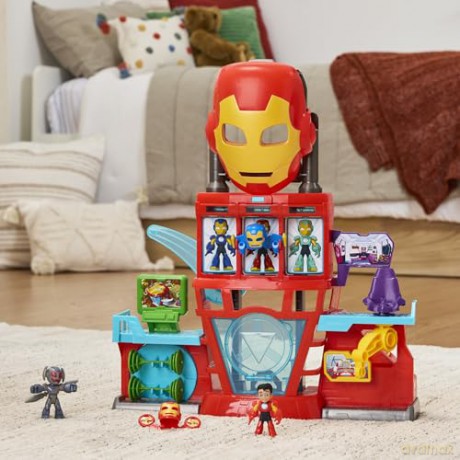 Hasbro Marvel Iron Man And His Awesome Friends Iron Quarters Playset Playset G1259