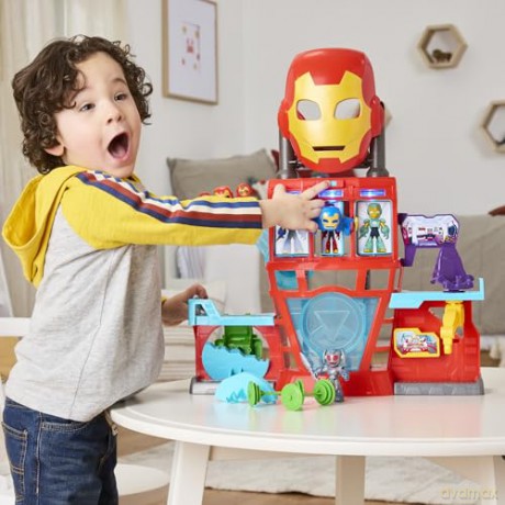Hasbro Marvel Iron Man And His Awesome Friends Iron Quarters Playset Playset G1259
