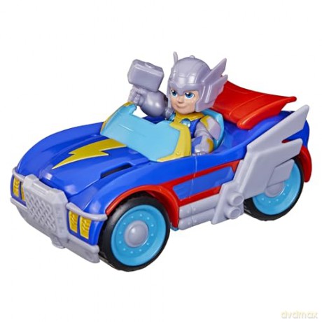 Hasbro Marvel Iron Man And His Awesome Friends Thor Thunder Roadracer Vehicle G2692
