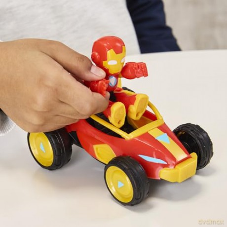 Hasbro Marvel Iron Man And His Awesome Iron Man Iron Racer Vehicle G1471