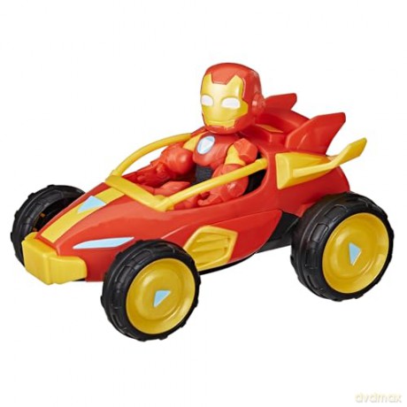 Hasbro Marvel Iron Man And His Awesome Iron Man Iron Racer Vehicle G1471
