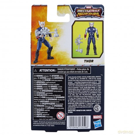 Hasbro Marvel Mech Strike Mechasaurus Thor 6 Action Figure F6673