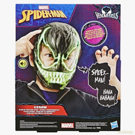 Hasbro Marvel SpiderMan Venom Versus Feature GlowsInTheDark Mask G1828