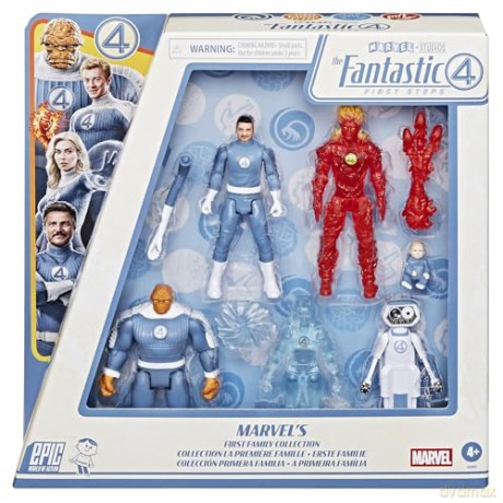 Hasbro Marvel Studios Epic World of Action The Fantastic 4 First Steps Marvels First Family Collection Figures G0982