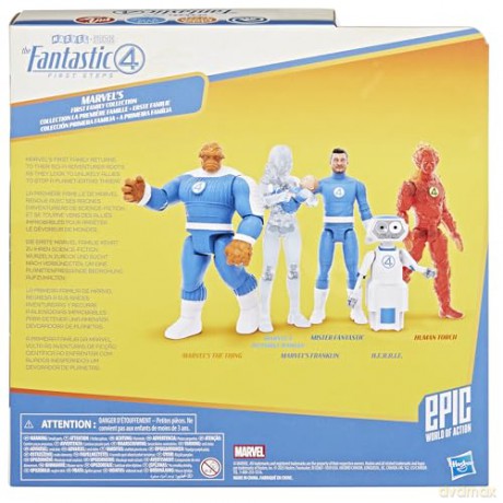 Hasbro Marvel Studios Epic World of Action The Fantastic 4 First Steps Marvels First Family Collection Figures G0982