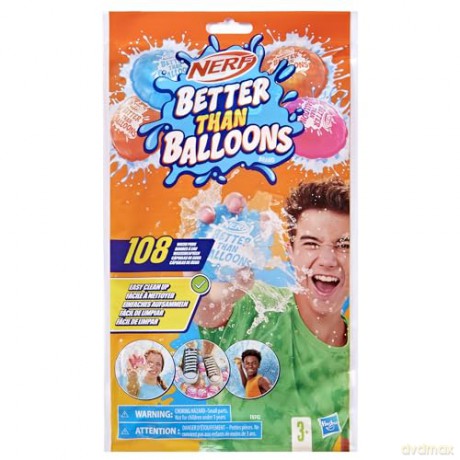 Balony wodne Nerf Super Soaker Better Than Balloons – zestaw 108 szt.