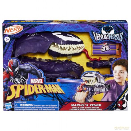 Hasbro Nerf Marvel SpiderMan Venomversus Marvels Venom Strike Blaster G0730