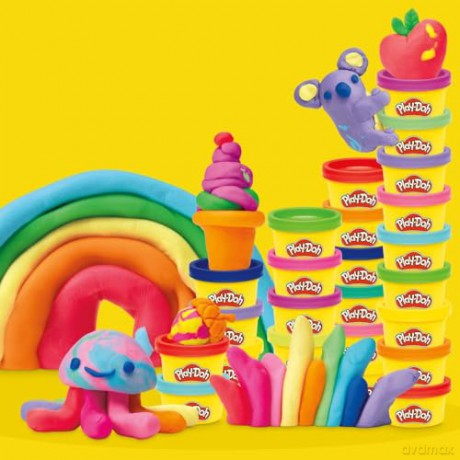 Hasbro PlayDoh Doh More Super Rainbow Favors 50 Pack G1761