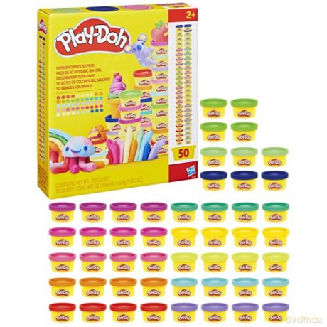 Hasbro PlayDoh Doh More Super Rainbow Favors 50 Pack G1761