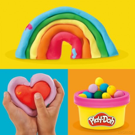 Hasbro PlayDoh Doh More Super Rainbow Favors 50 Pack G1761