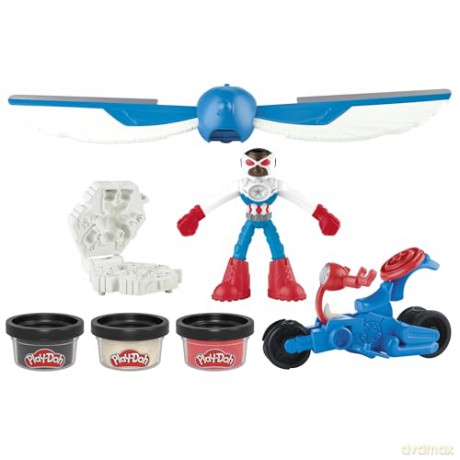 Hasbro PlayDoh Marvel Captain America MotoSlicer G0555