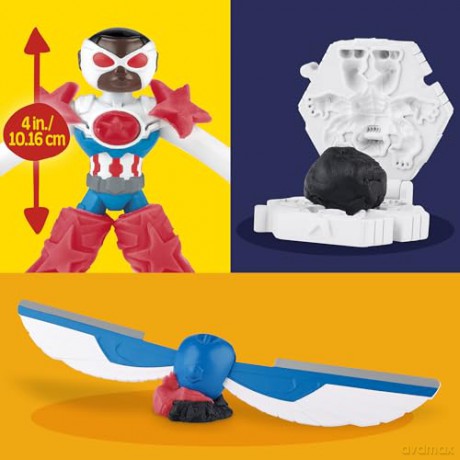 Hasbro PlayDoh Marvel Captain America MotoSlicer G0555