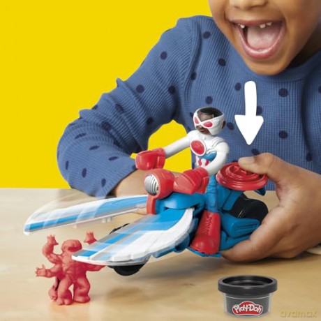 Hasbro PlayDoh Marvel Captain America MotoSlicer G0555