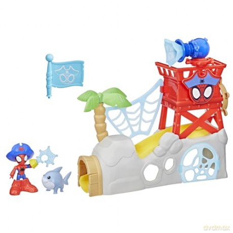 Hasbro Spidey And His Amazing Friends Water Webs Spidey Island Playset G0665