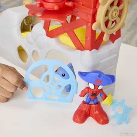 Hasbro Spidey And His Amazing Friends Water Webs Spidey Island Playset G0665