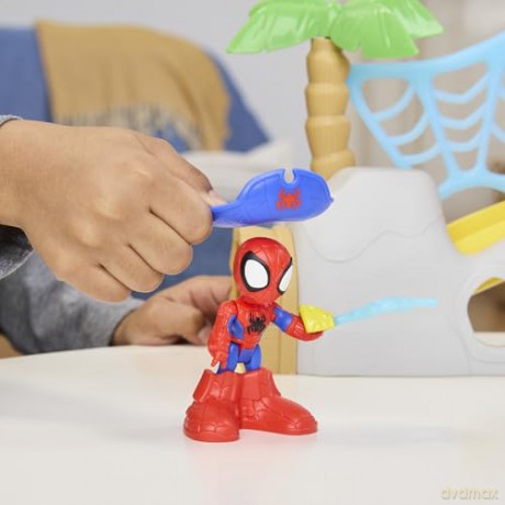 Hasbro Spidey And His Amazing Friends Water Webs Spidey Island Playset G0665