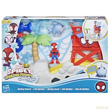 Hasbro Spidey And His Amazing Friends Water Webs Spidey Island Playset G0665