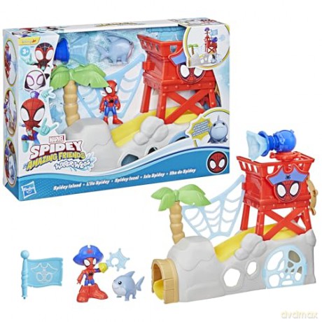Hasbro Spidey And His Amazing Friends Water Webs Spidey Island Playset G0665