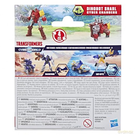 Hasbro Transformers Cyberworld Dinobot Snarl Cyber Changers Action Figure G1042