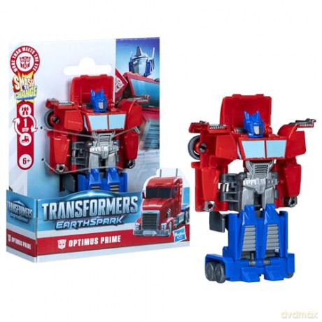 Hasbro Transformers Earthspark 1 Step Smash Changers Optimus Prime Action Figure G0994