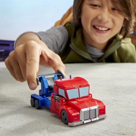 Hasbro Transformers Earthspark 1 Step Smash Changers Optimus Prime Action Figure G0994