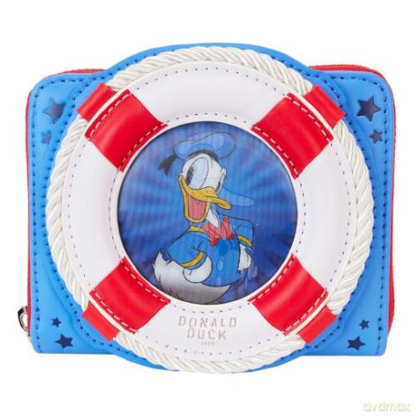 Loungefly Disney Donald Duck 90Th Anniversary Zip Around Wallet WDWA3063