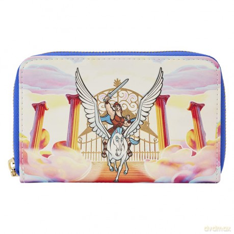 Loungefly Disney Hercules Mount Olympus Gates Zip Around Wallet WDWA2536
