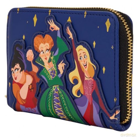 Loungefly Disney Hocus Pocus Sanderson Sisters Zip Around Wallet WDWA3424