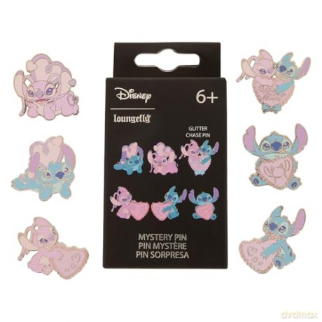 Loungefly Disney Lilo Stitch Angel Hearts Mystery Box Pins Eaches WDPN4024EA