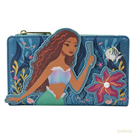 Loungefly Disney Little Mermaid Ariel Live Action Flap Wallet WDWA2571