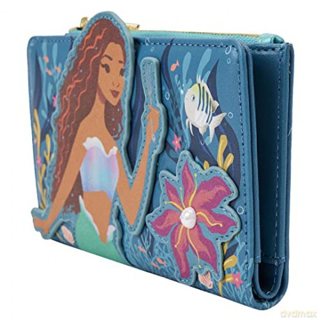 Loungefly Disney Little Mermaid Ariel Live Action Flap Wallet WDWA2571