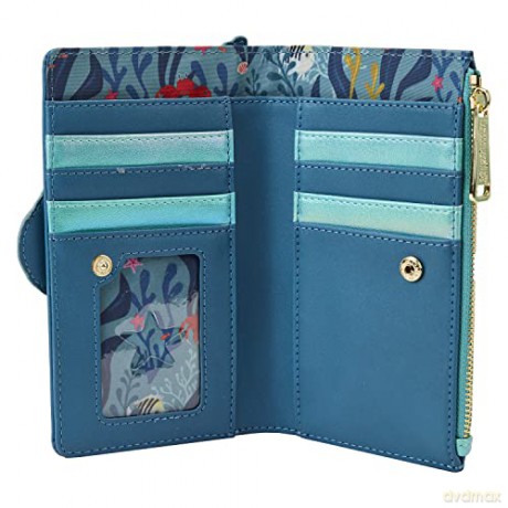 Loungefly Disney Little Mermaid Ariel Live Action Flap Wallet WDWA2571