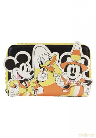 Loungefly Disney Mickey And Friends Candy Corn Zip Around Wallet WDWA2650