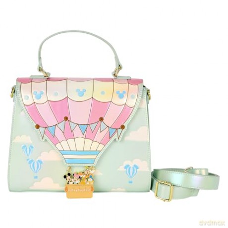 Loungefly Disney Mickey Friends Hot Air Balloon Crossbody Bag WDTB3245