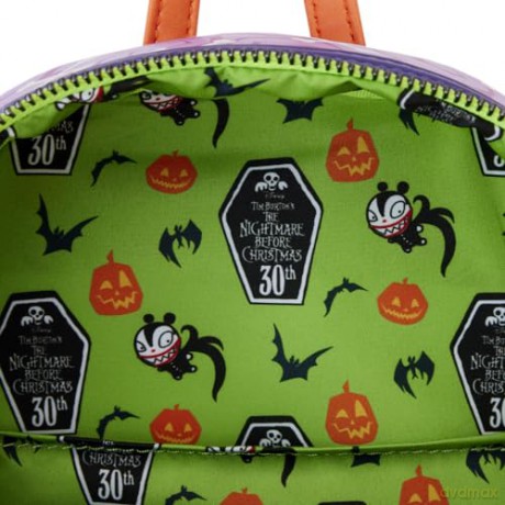 Loungefly Disney Nightmare Before Christmas Scary Teddy Present Mini Backpack WDBK3280