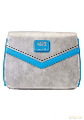 Loungefly Disney Star Wars Attack off the Clones Jango Fett Chain Strap Crossbody Bag STTB0234