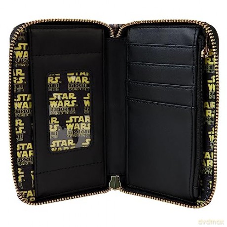 Loungefly Disney Star Wars Episode Three Revenge Of The Sith Scene Zip Around Wallet STWA0241