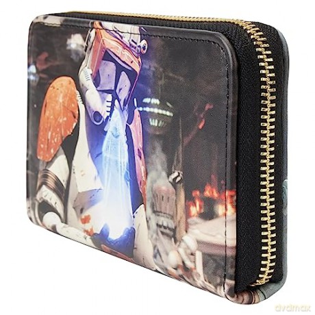 Loungefly Disney Star Wars Episode Three Revenge Of The Sith Scene Zip Around Wallet STWA0241