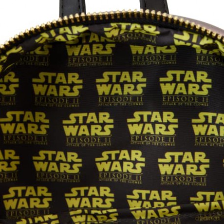 Loungefly Disney Star Wars Episode Two Attack of the Clones Scene Mini Backpack STBK0385