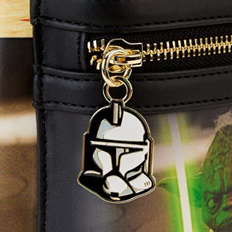 Loungefly Disney Star Wars Episode Two Attack of the Clones Scene Mini Backpack STBK0385