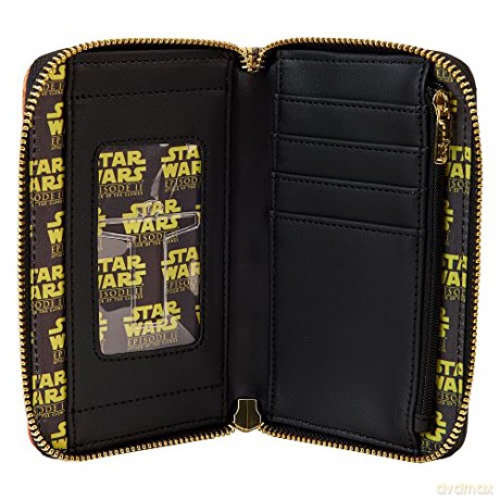 Loungefly Disney Star Wars Episode Two Attack of the Clones Scene Zip Around Wallet STWA0238